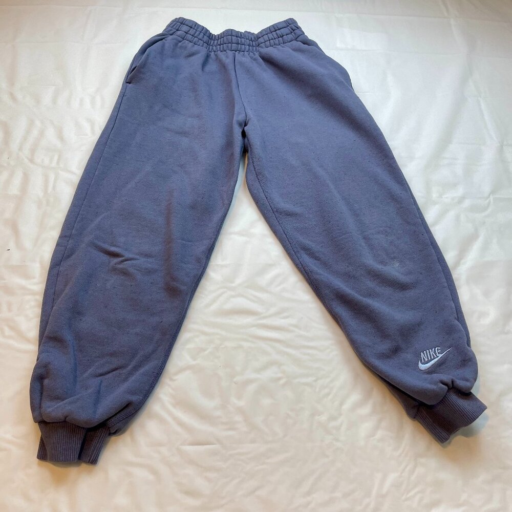 Nike Boys Gray/lavender Jogger Sweatpants Size M